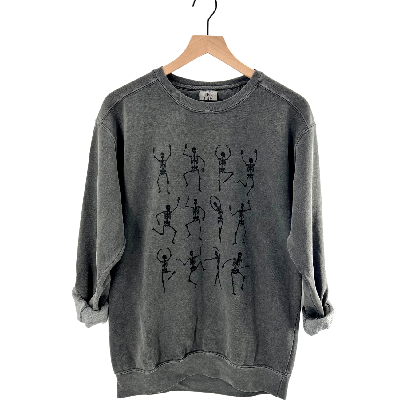 Dancing Skeleton Crewneck – Meg Ann