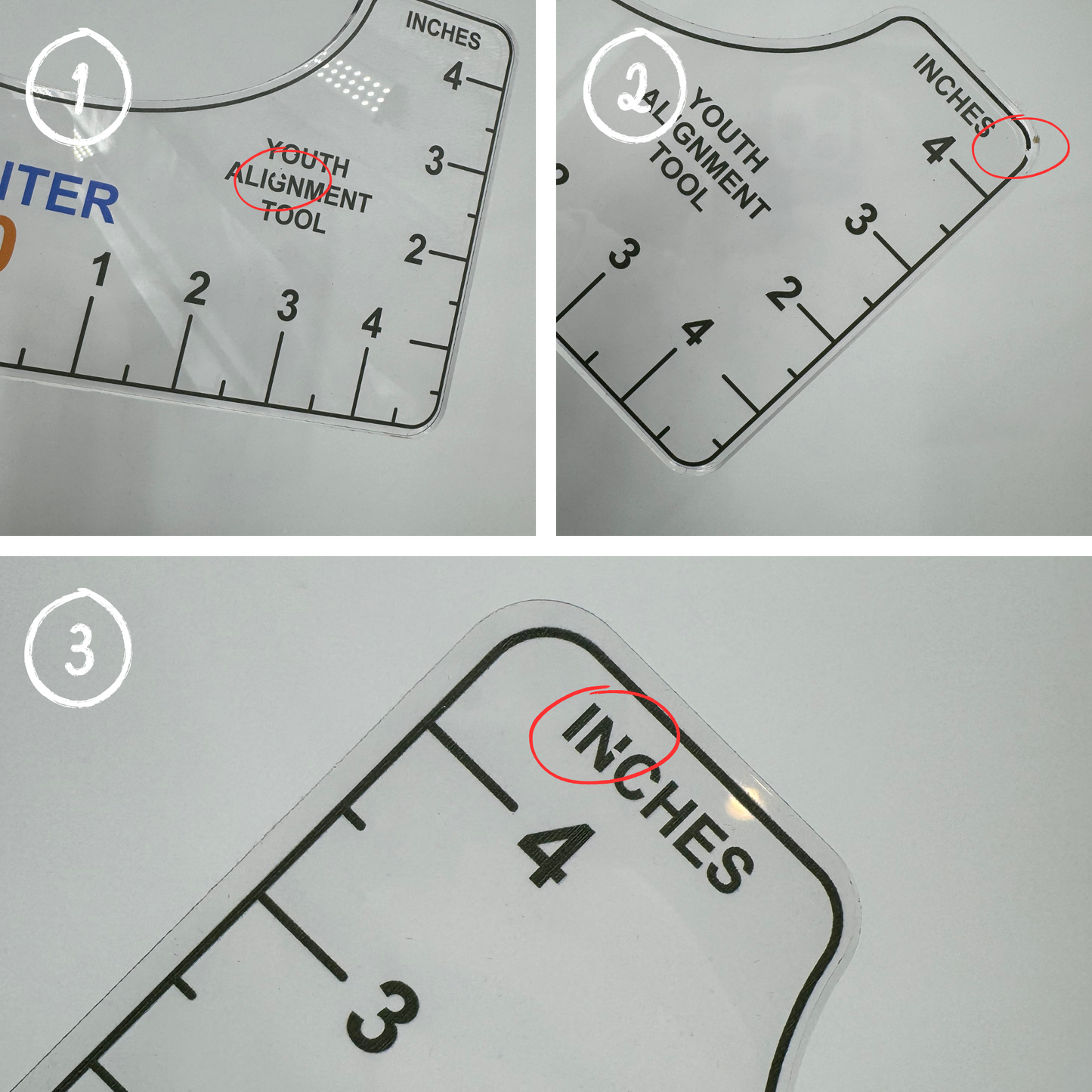 YOUTH Alignment Ruler Tool (Multiple Available)