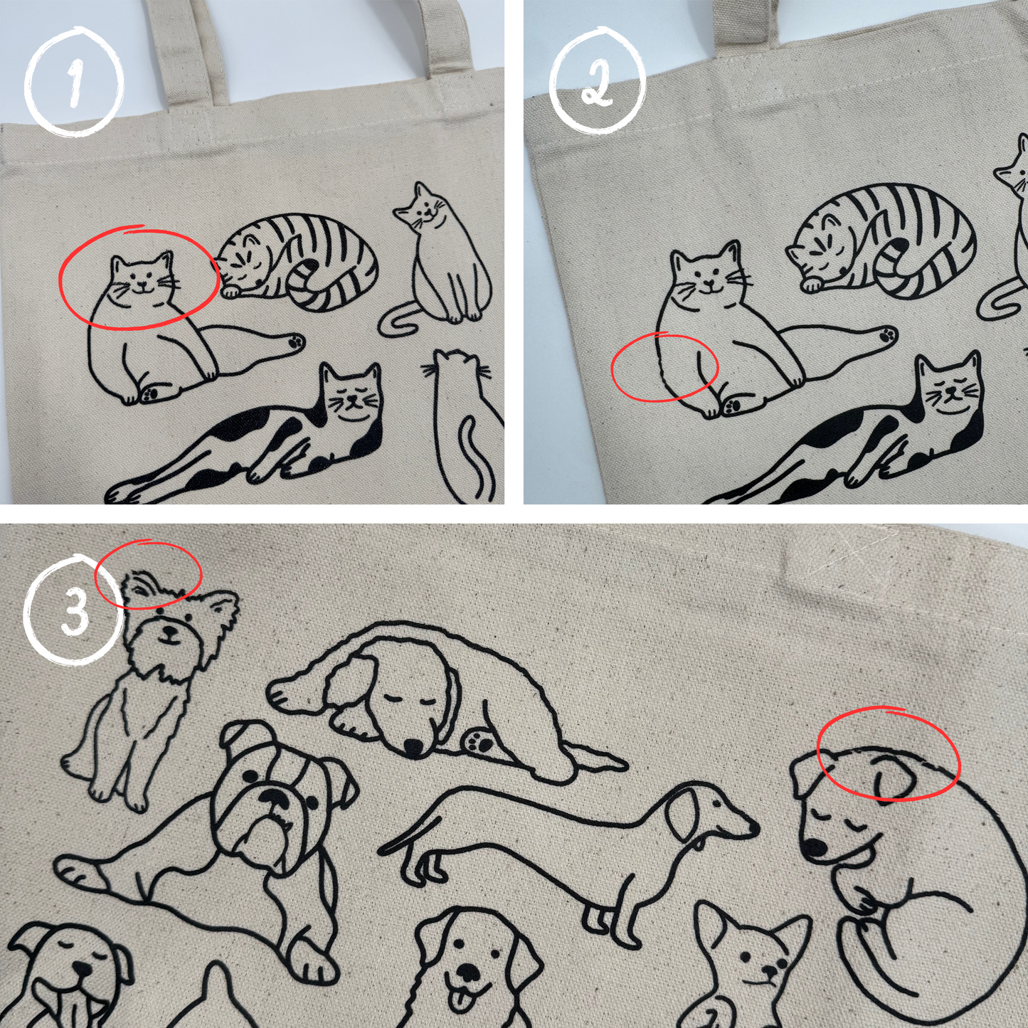 Various Tote Bags (MISPRINTS)
