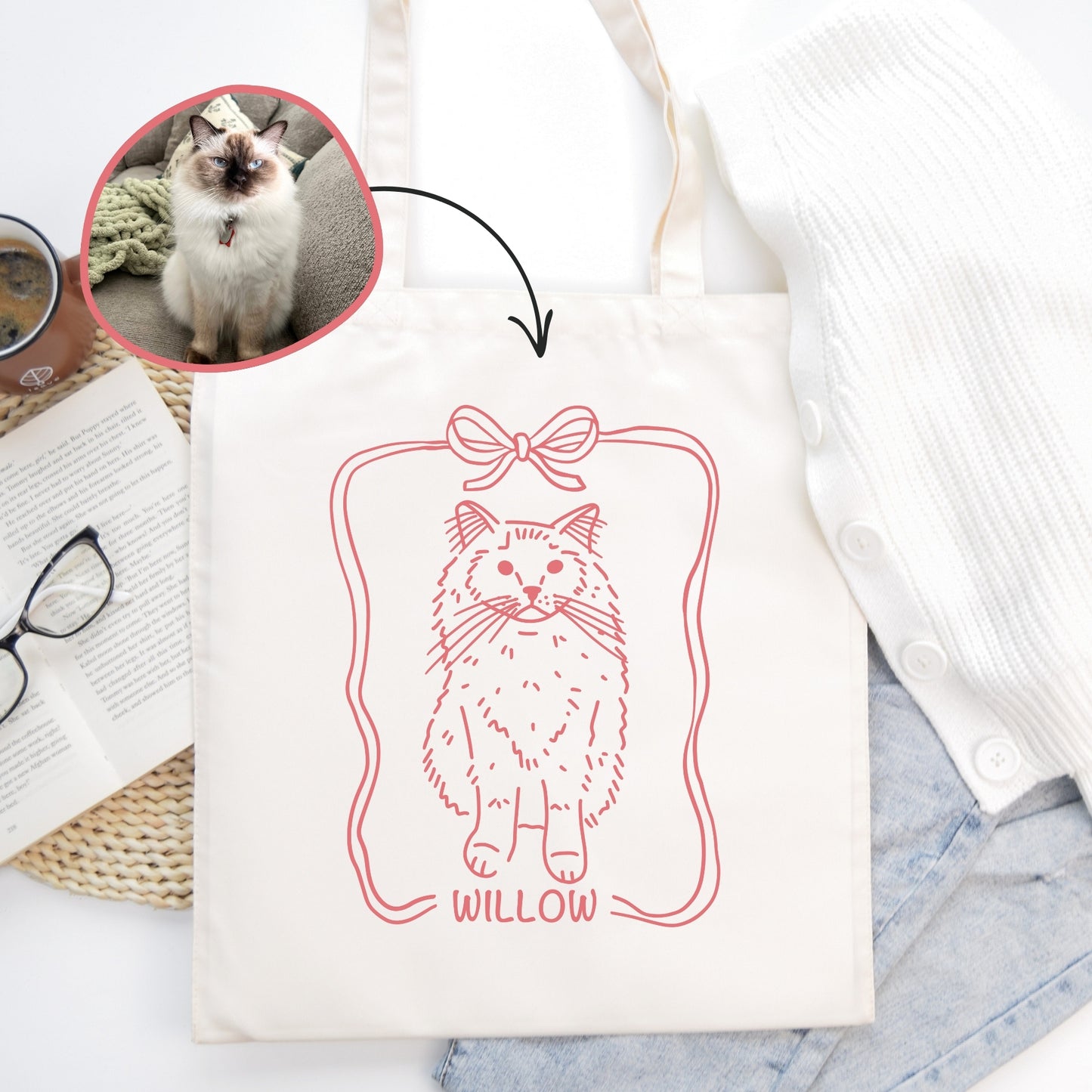 Custom Pet Tote Bag