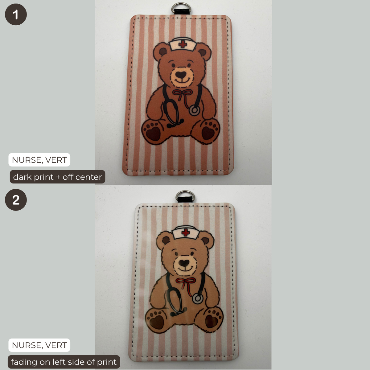 Teddy Bear ID Badge Holder (MULTIPLE)