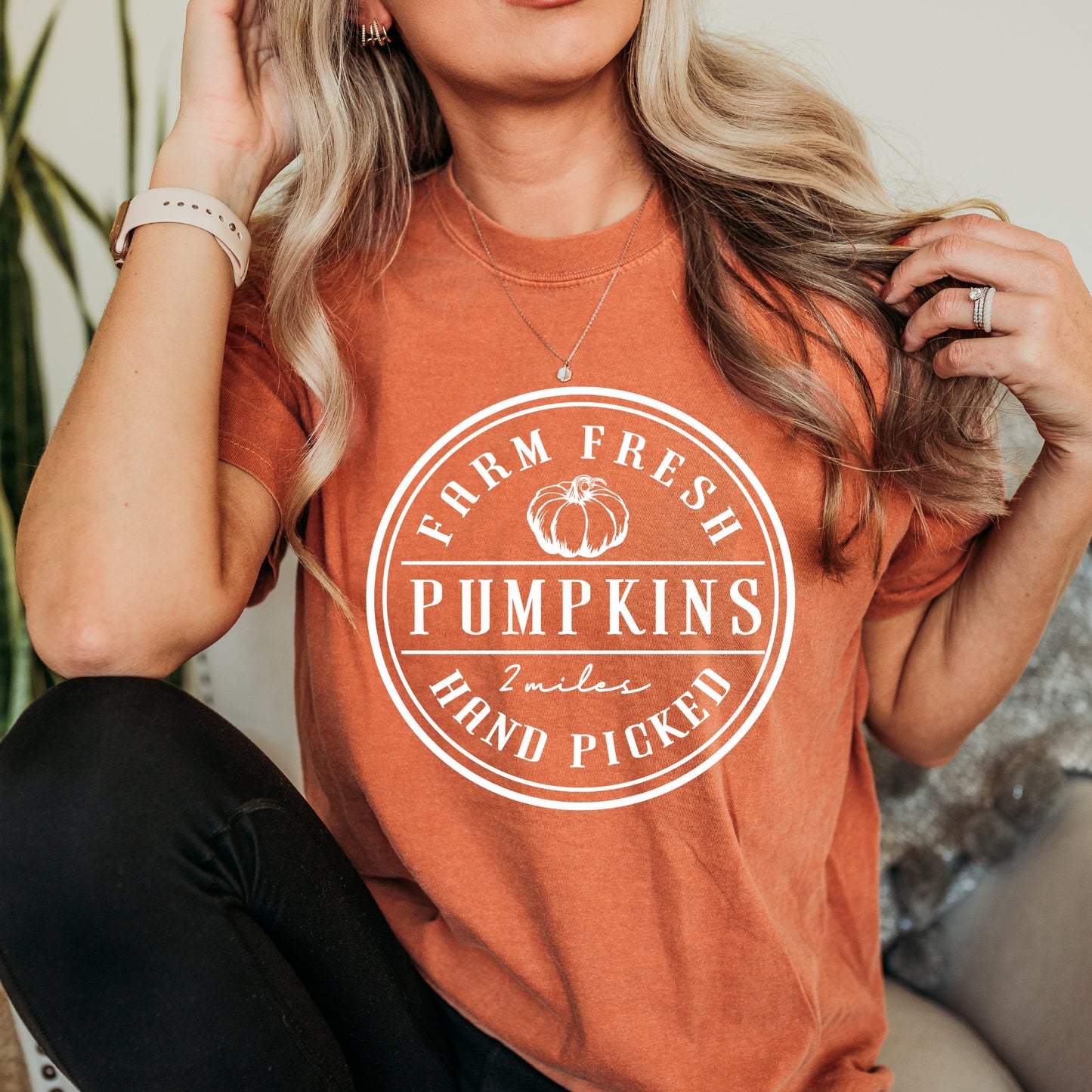 Farm Fresh Pumpkin Screen Print Transfer