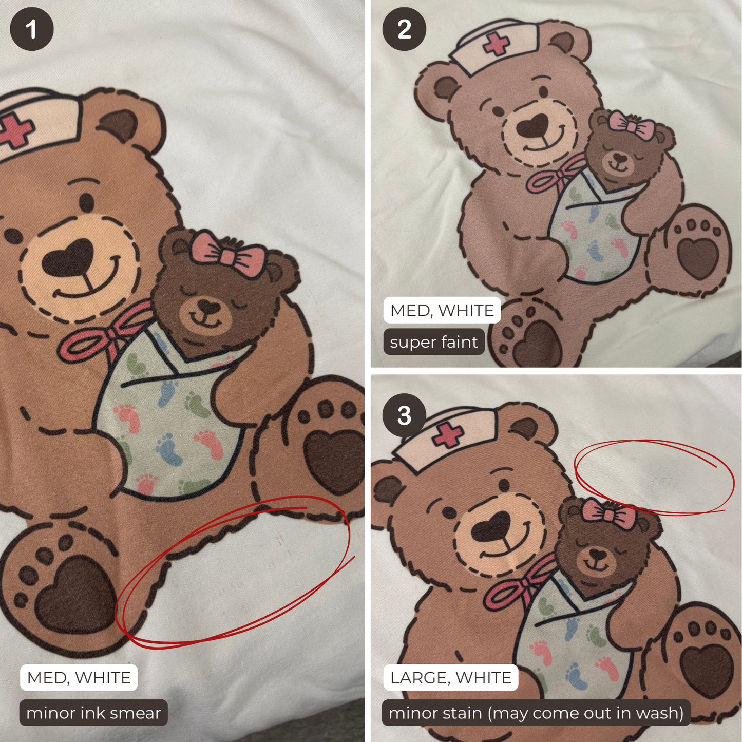 L&D Teddy Crewnecks - Multiple (MISPRINTS)