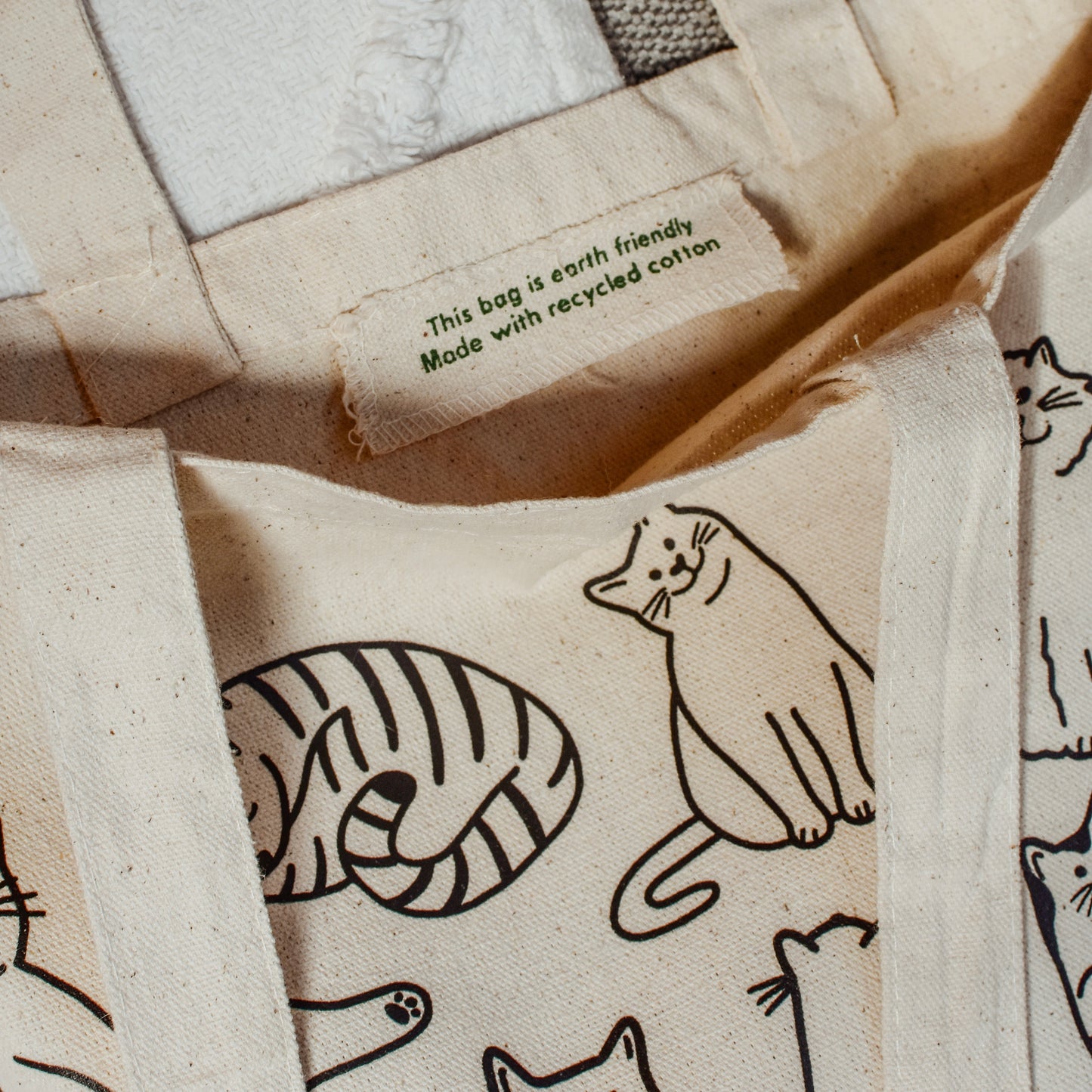 Cat Doodles Tote Bag
