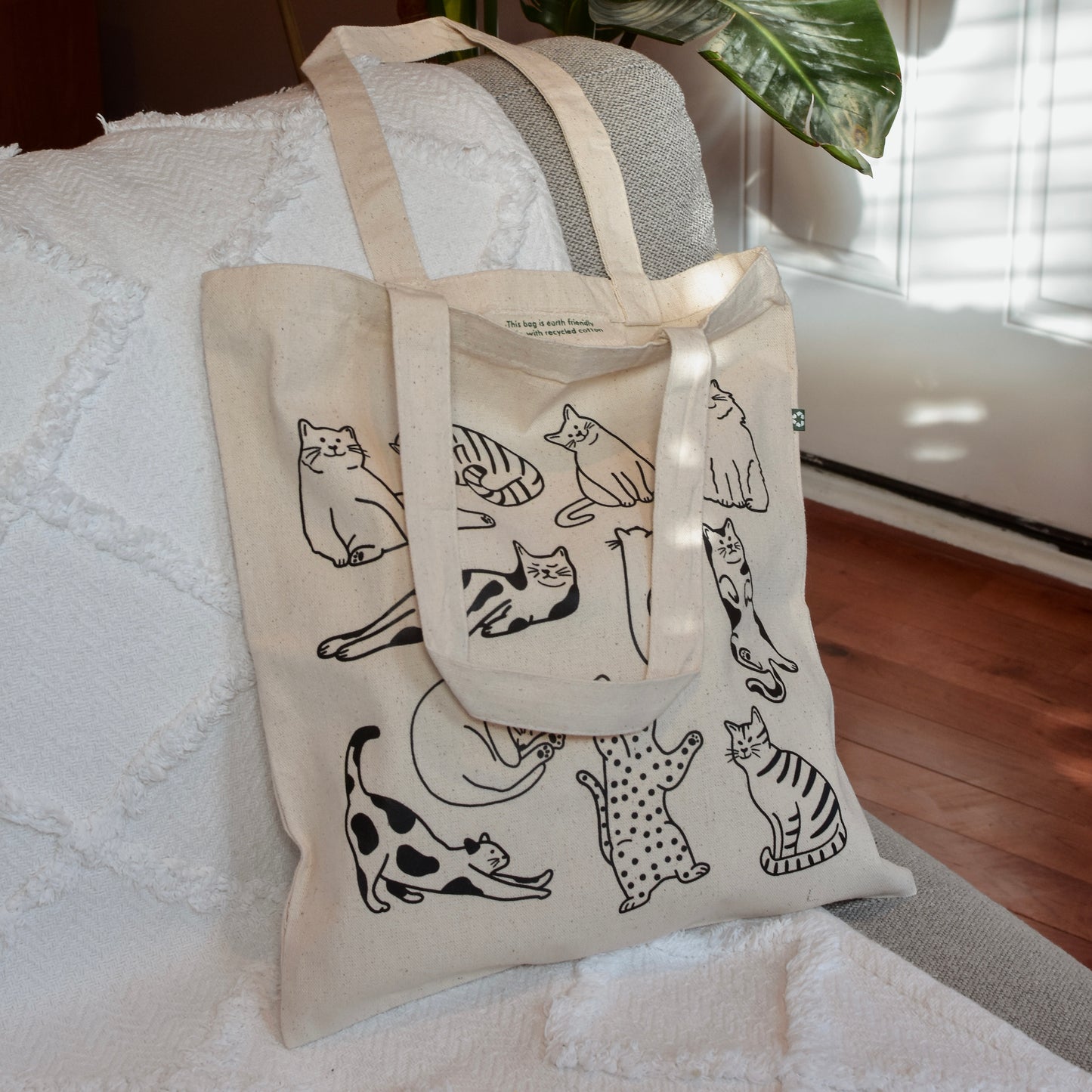 Cat Doodles Tote Bag