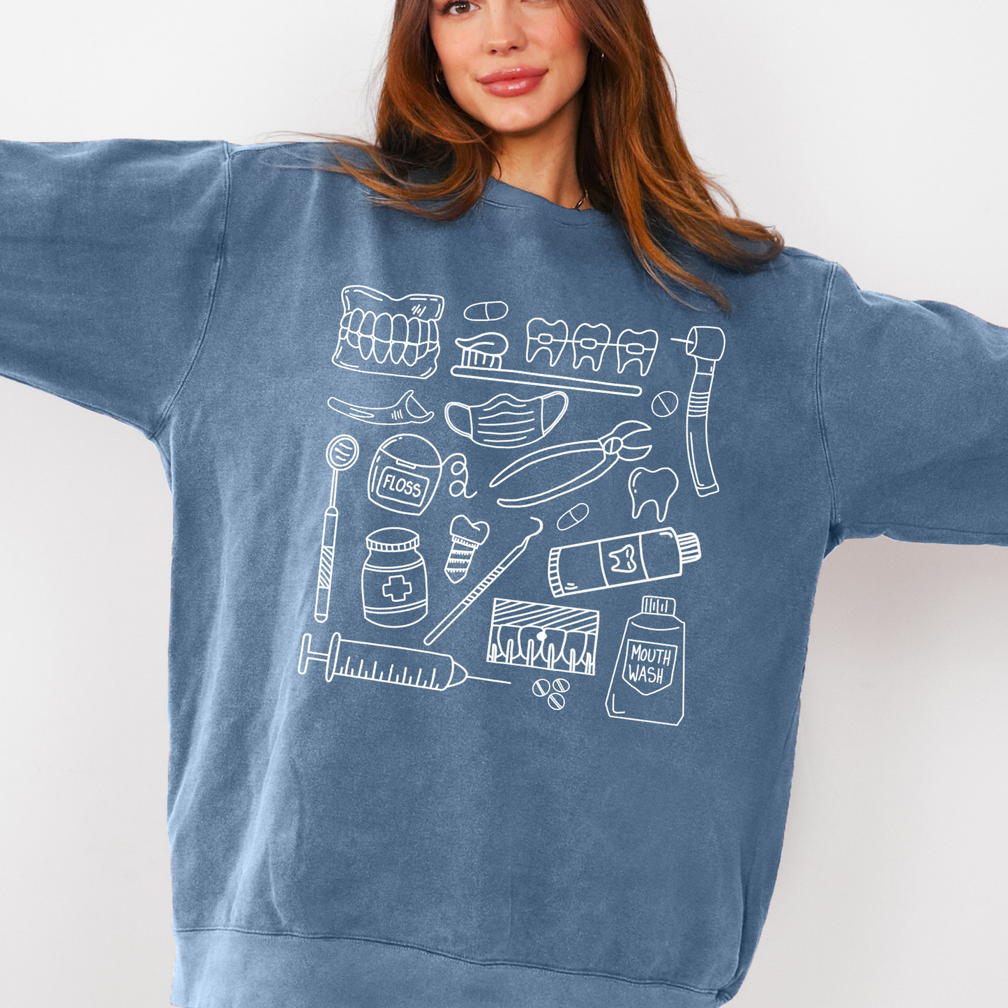 Dental Doodles Crewneck