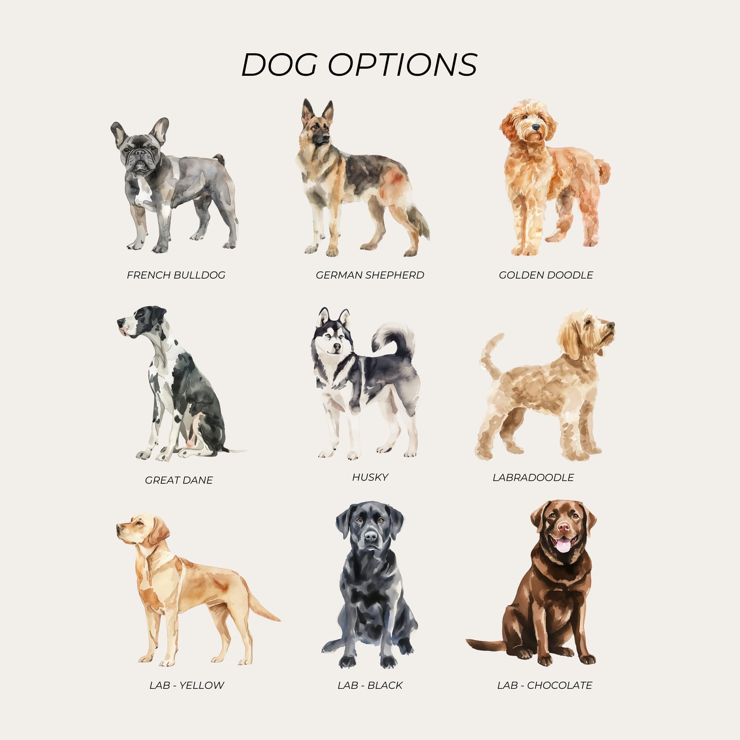 Customizable Dog Tote Bag
