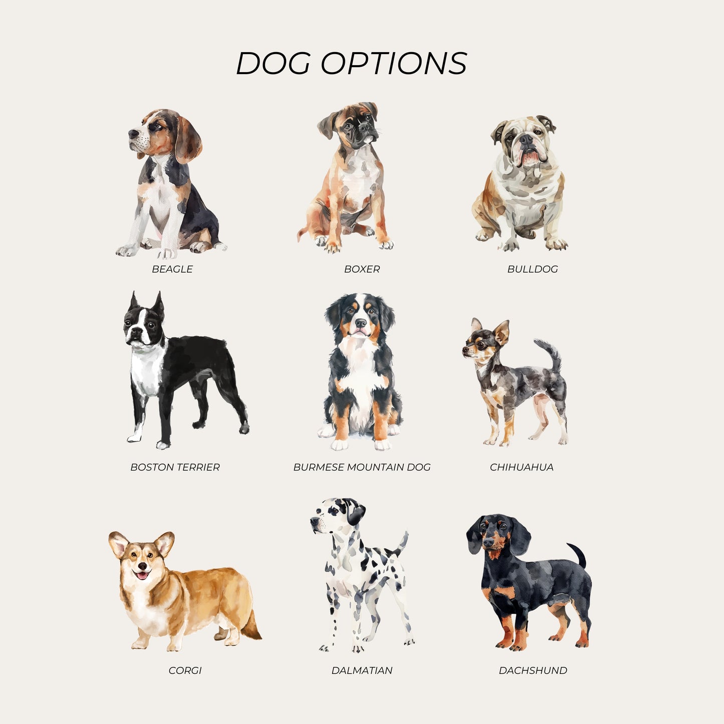 Customizable Dog Tote Bag