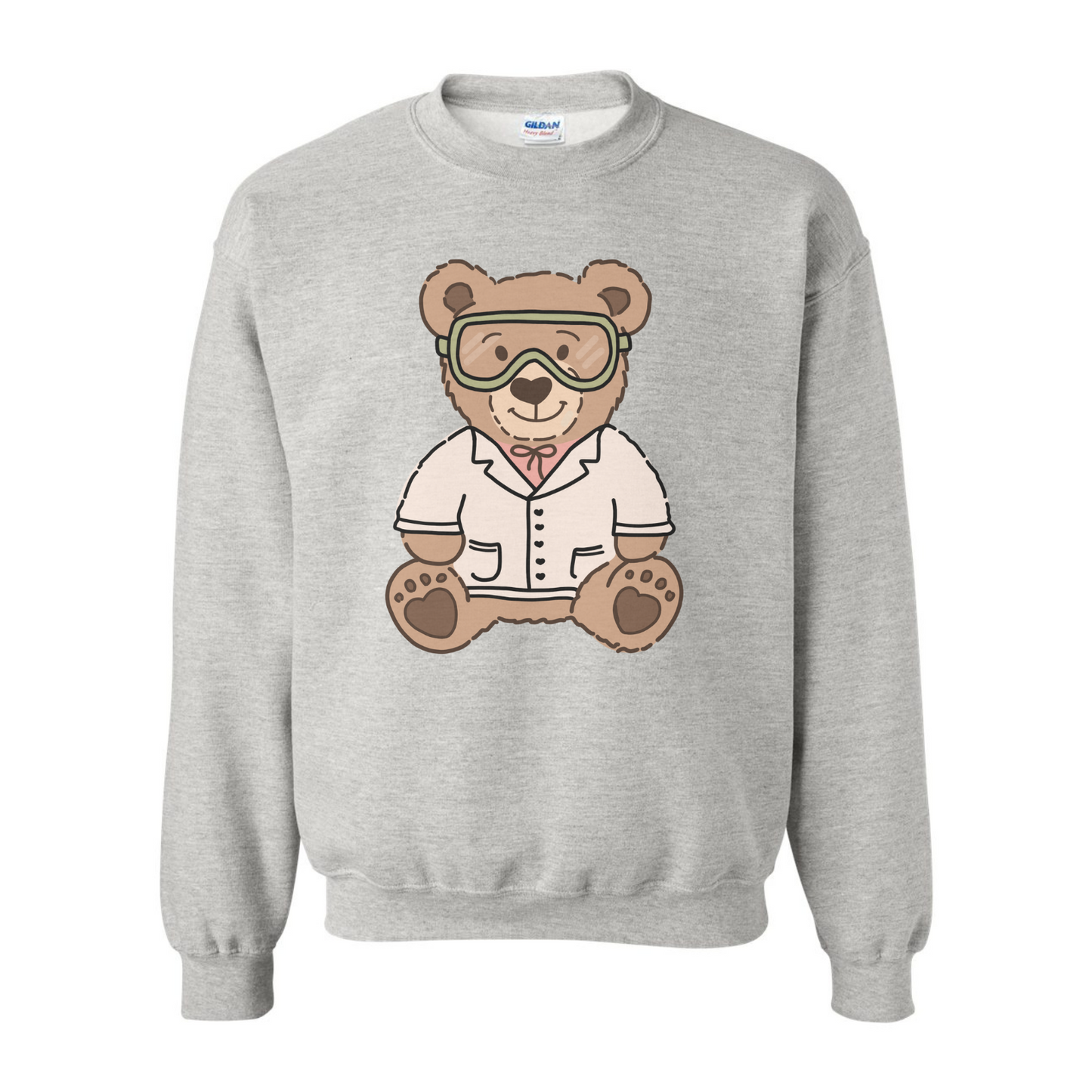 Lab Teddy Bear Crewneck