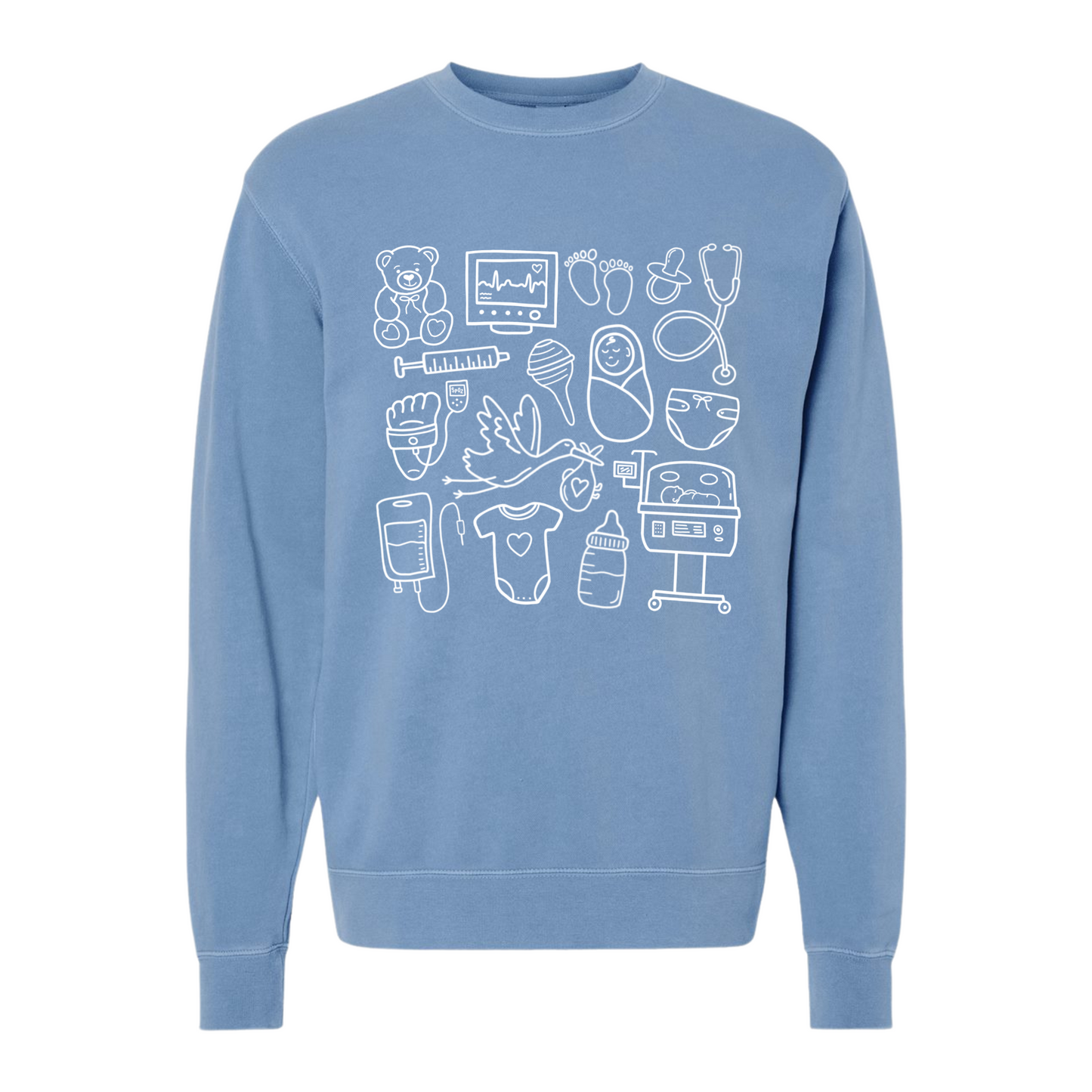 NICU Doodles Crewneck