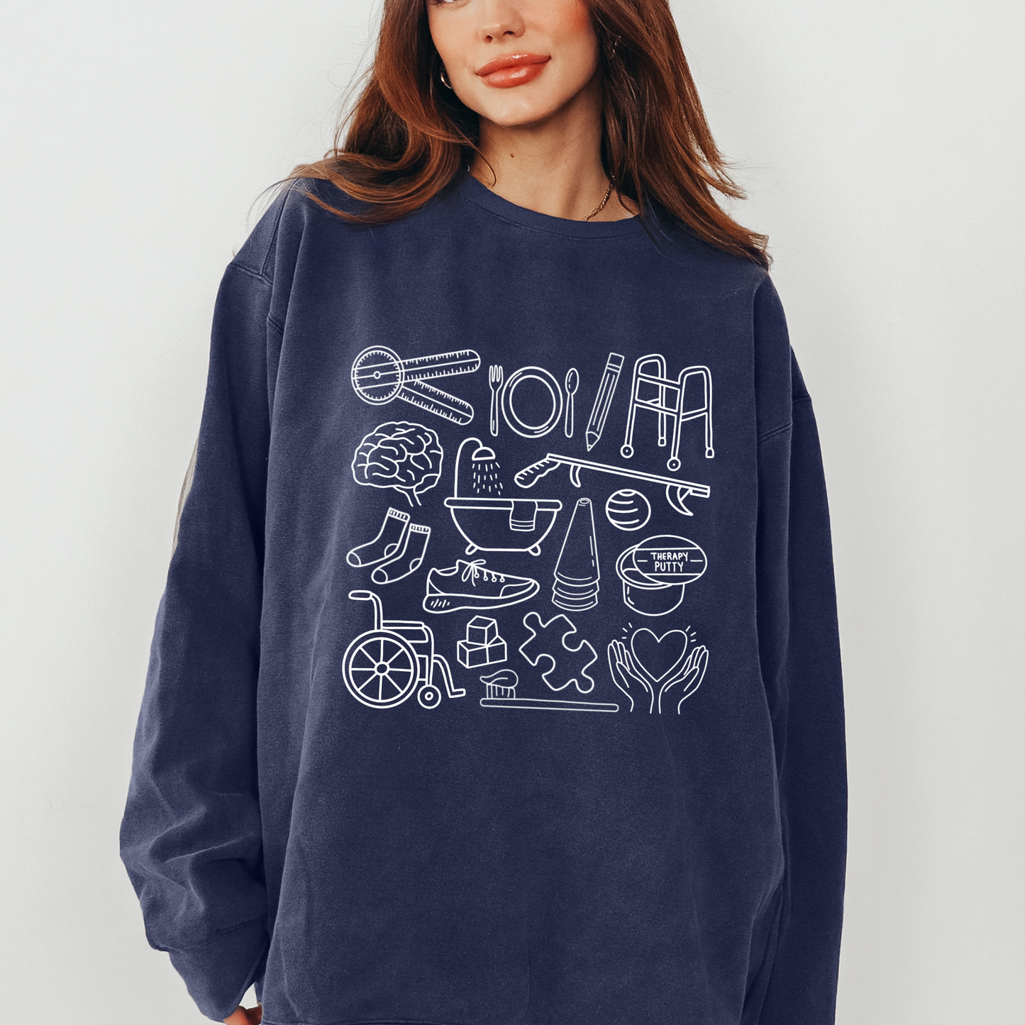 Occupational Therapy Doodles Crewneck
