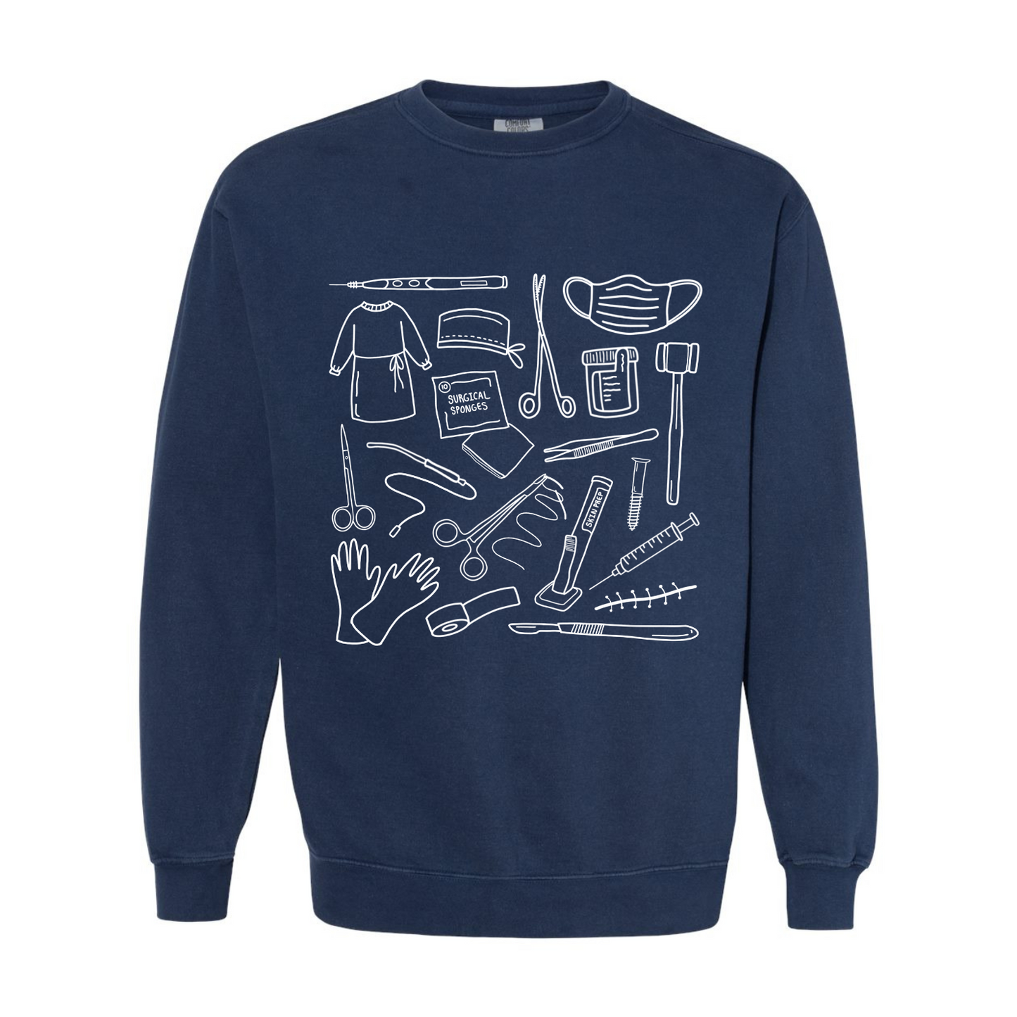 Surgical Tech Doodles Crewneck