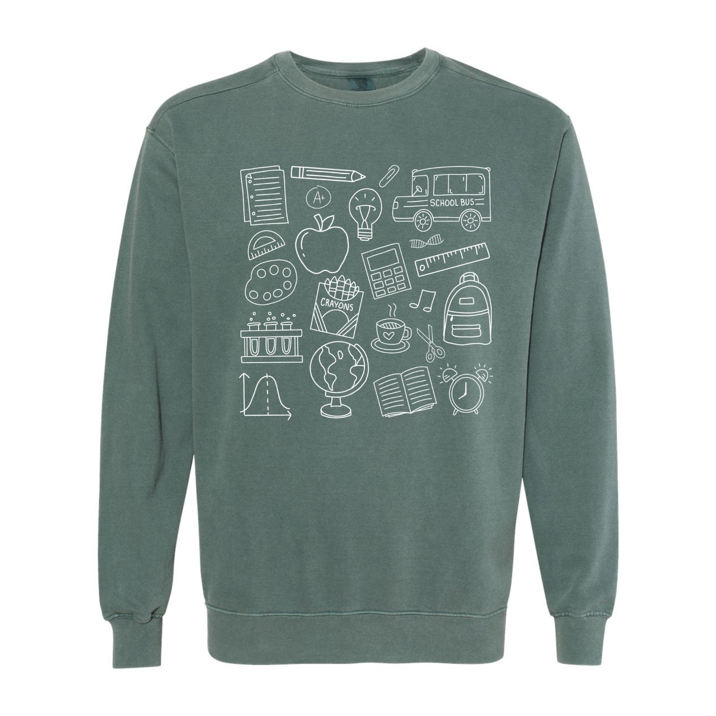Teacher Doodles Crewneck