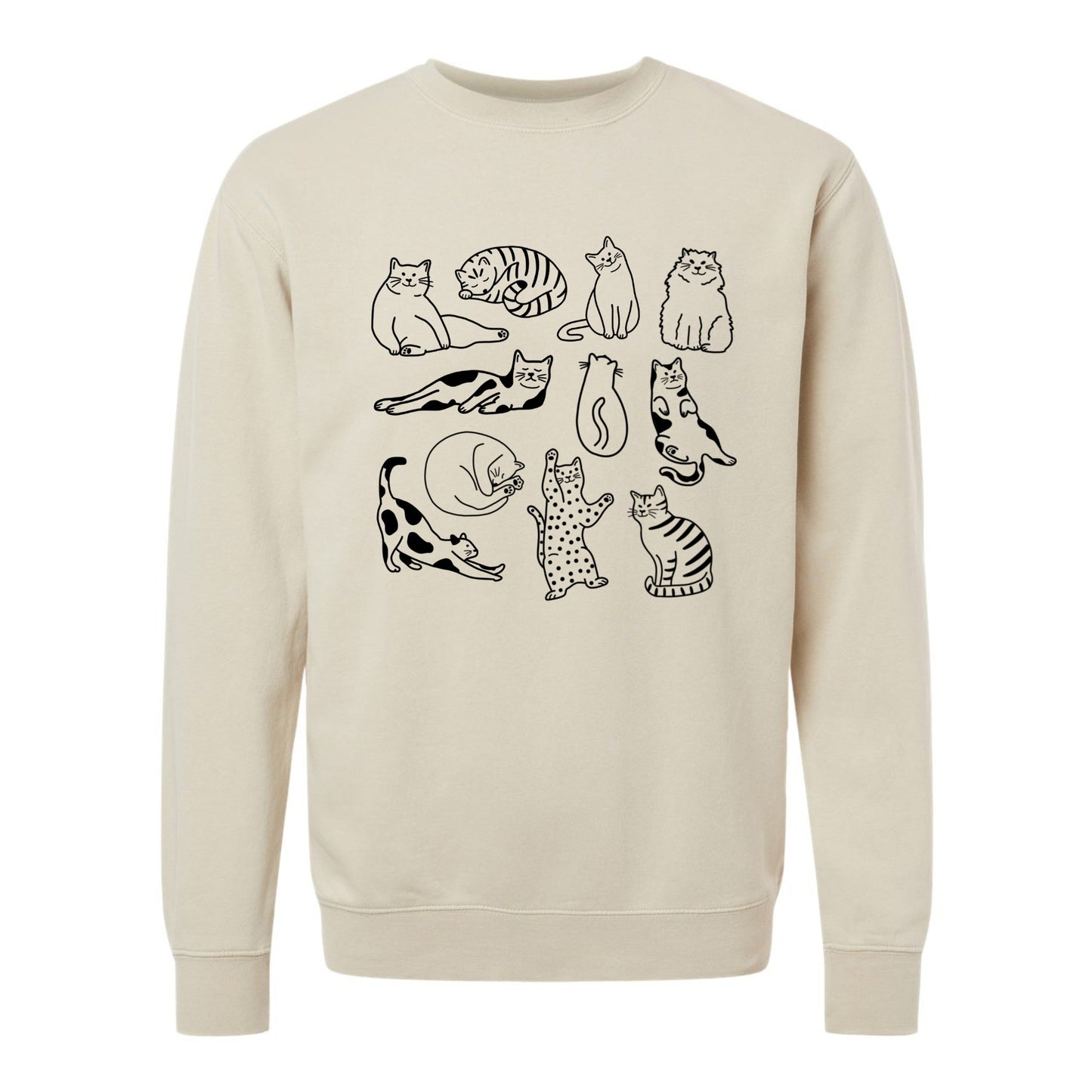 Cat Doodles Crewneck