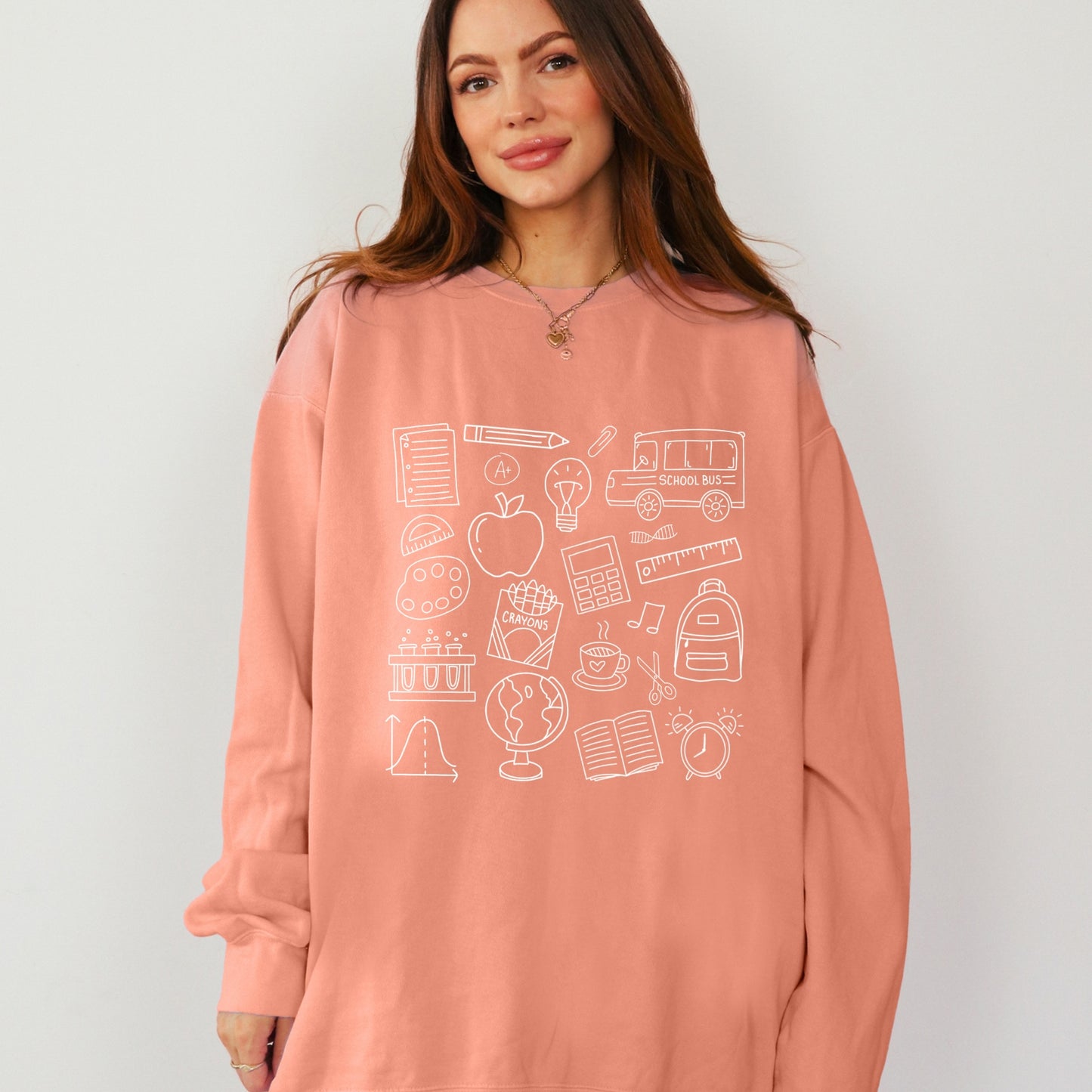 Teacher Doodles Crewneck