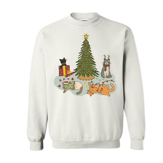 Christmas Cats Crewneck