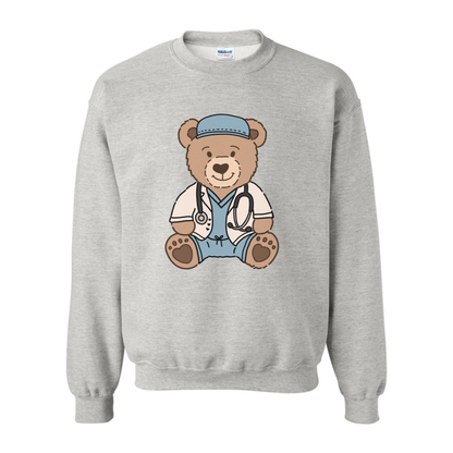 Doctor Teddy Bear Crewneck
