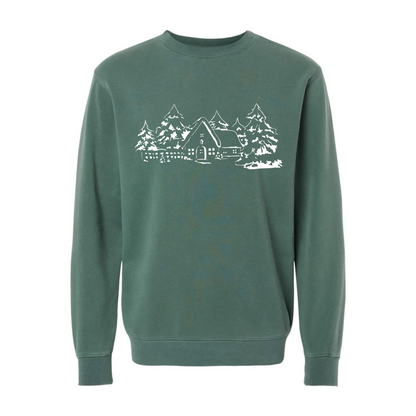 Winter Cottage Crewneck