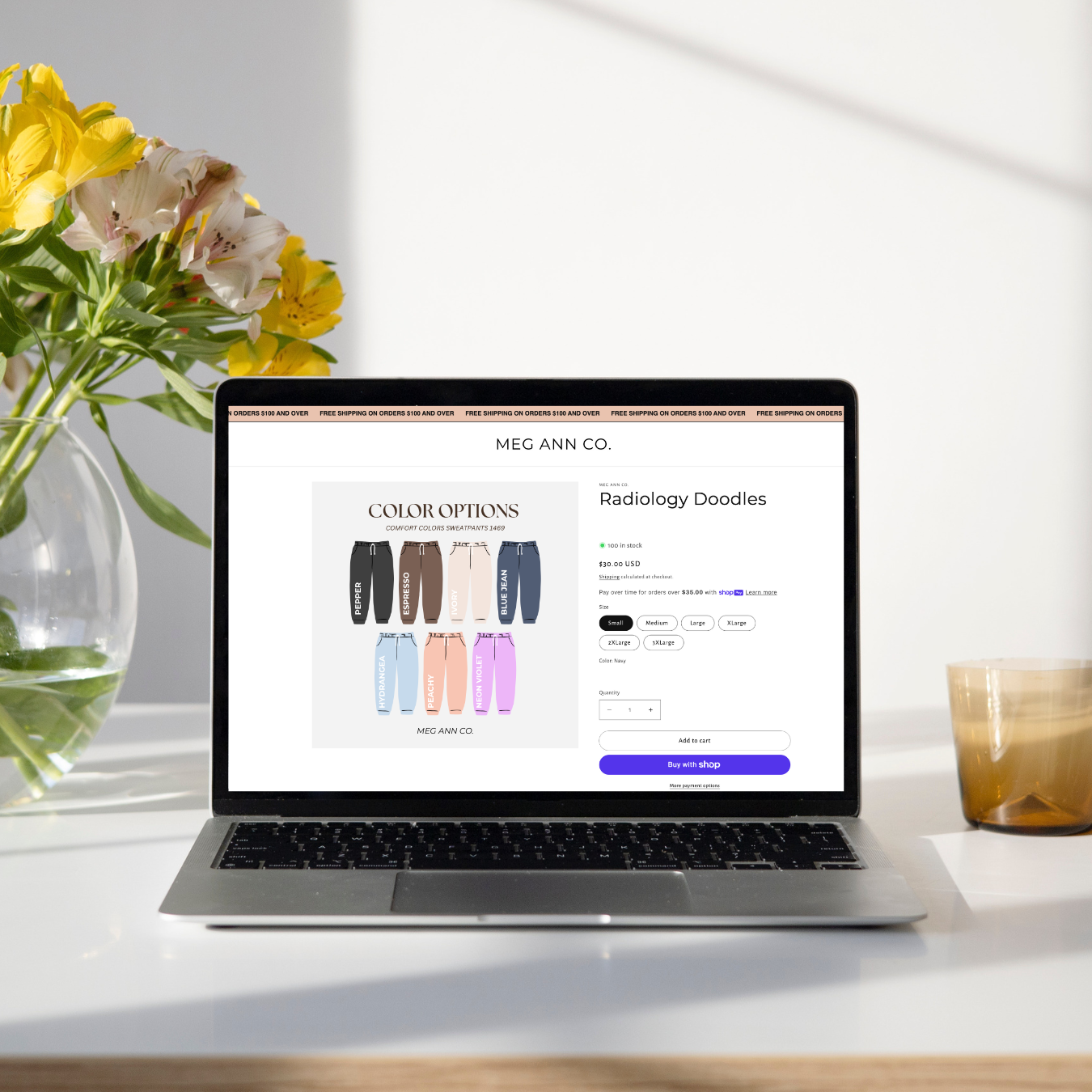 Editable Color Chart Comfort Color Sweatpants 1469