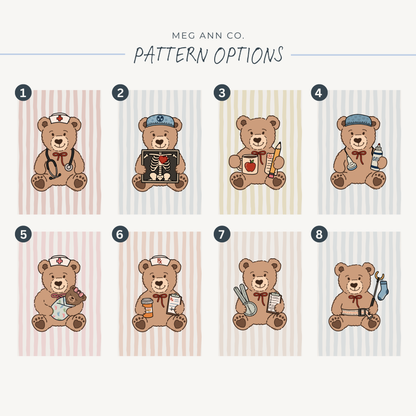 Teddy Bear ID Badge Holder