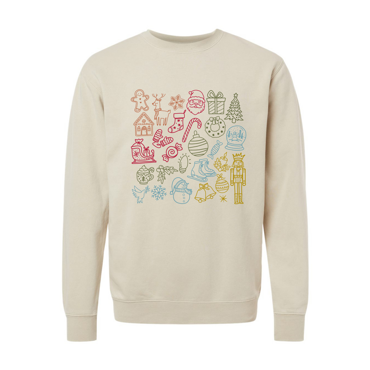 Christmas Doodles Crewneck