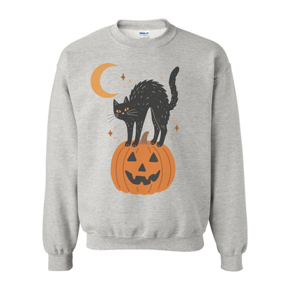 Black Cat & Pumpkin Crewneck