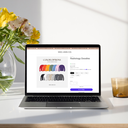 Editable Color Chart Gildan Crewneck 18000