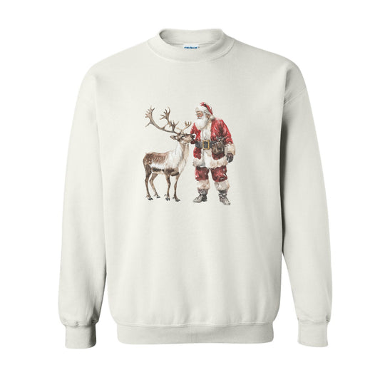 Santa & Reindeer Crewneck