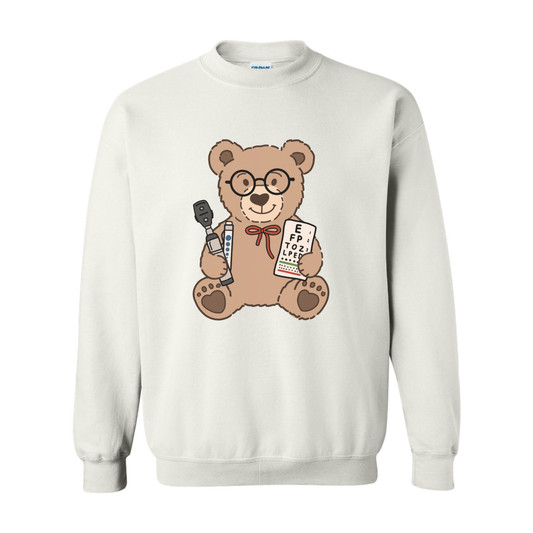 Ophthalmology Teddy Bear Crewneck