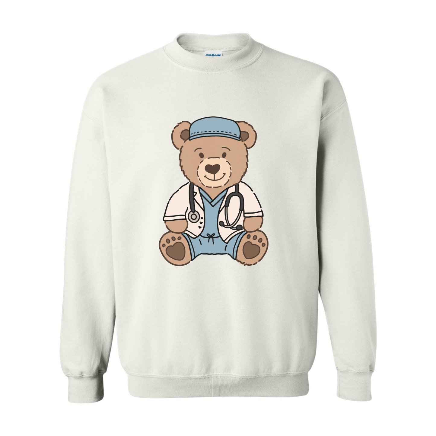 Doctor Teddy Bear Crewneck