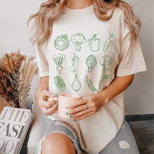Load image into Gallery viewer, Vegetables Ivory T-Shirt
