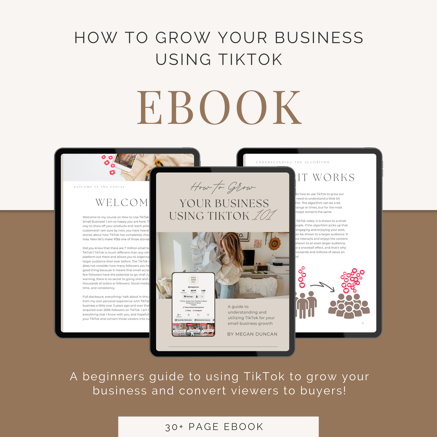 How to Grow Your Business Using TikTok 101 - Ebook