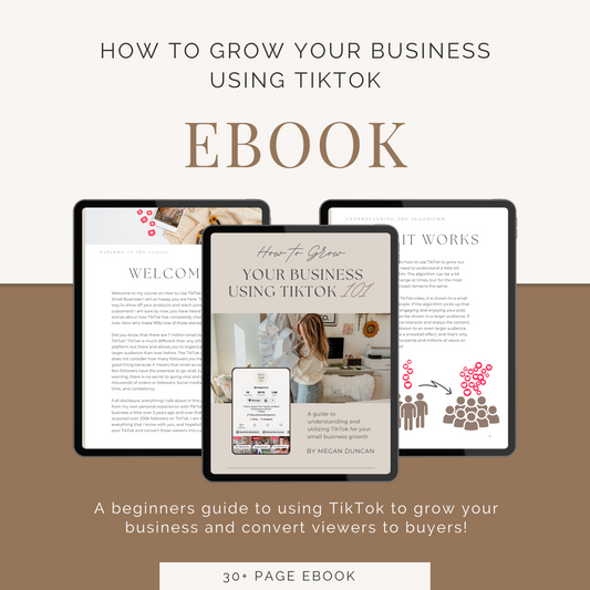 How to Grow Your Business Using TikTok 101 - Ebook