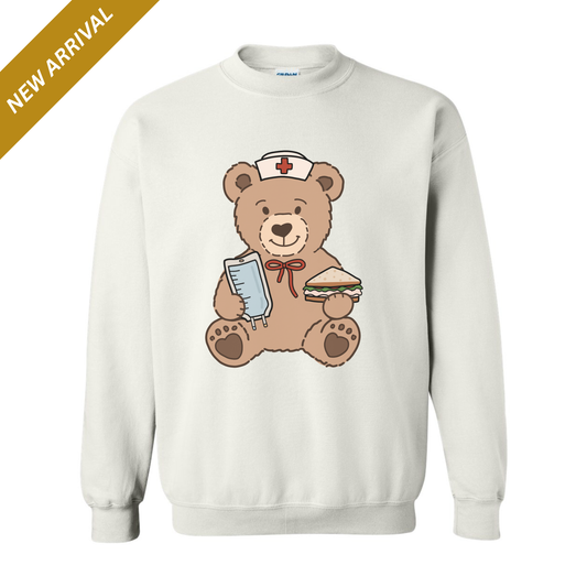 Emergency Room Nurse Teddy Bear Crewneck