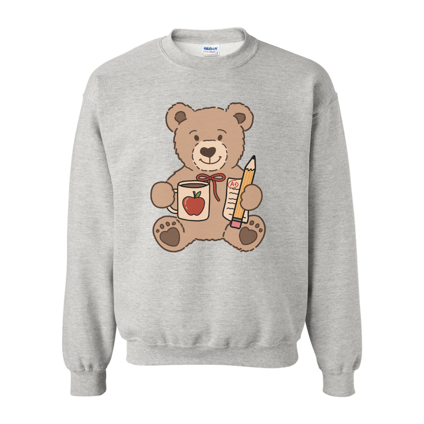 Teacher Teddy Bear Crewneck