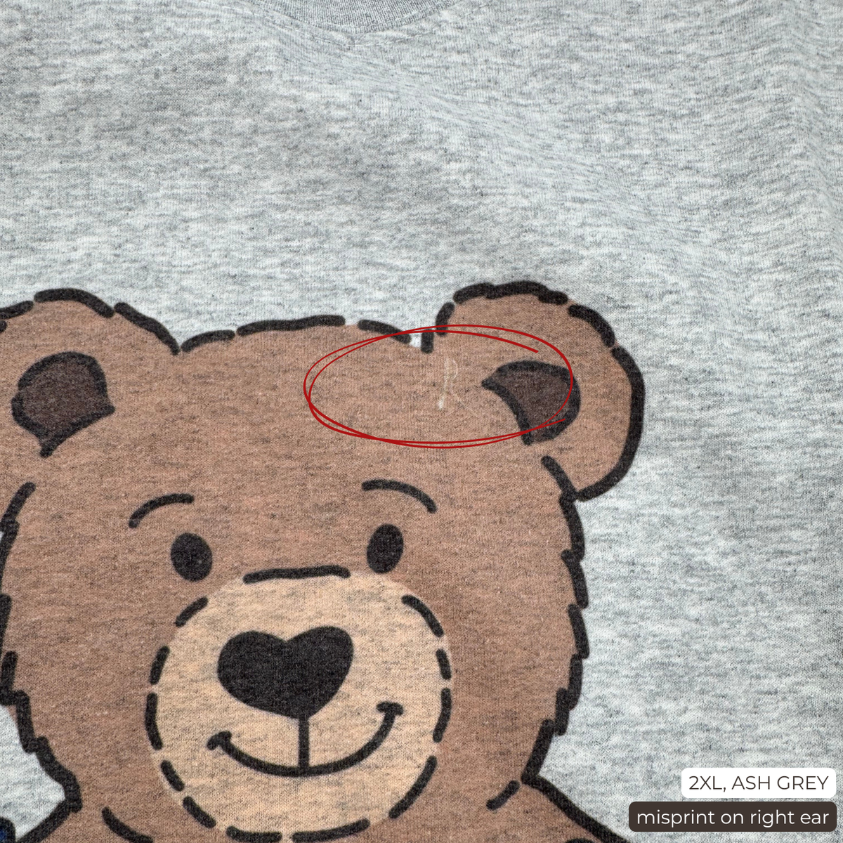 CNA Teddy Bear Crewneck (MISPRINT)