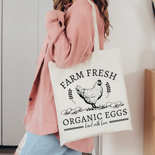Farm Fresh Eggs Screen Print Transfer
