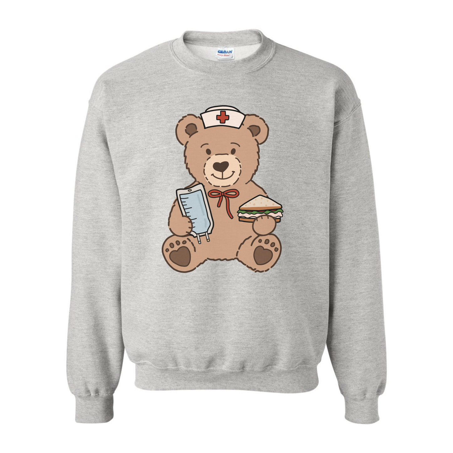 Emergency Room Nurse Teddy Bear Crewneck