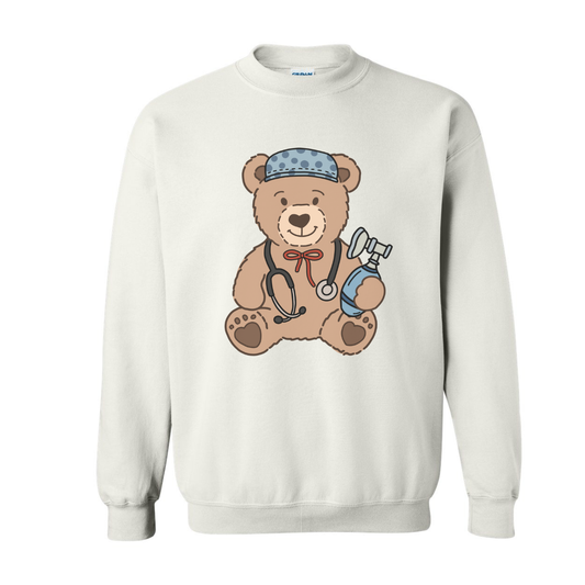 Respiratory Therapy Teddy Bear Crewneck