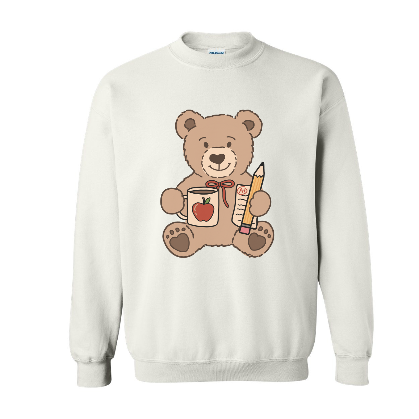 Teacher Teddy Bear Crewneck
