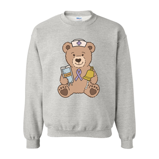 Oncology Nurse Teddy Bear Crewneck - XL