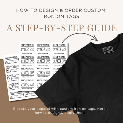 How to Design & Order Custom Iron-On Tags - A Step-By-Step Guide