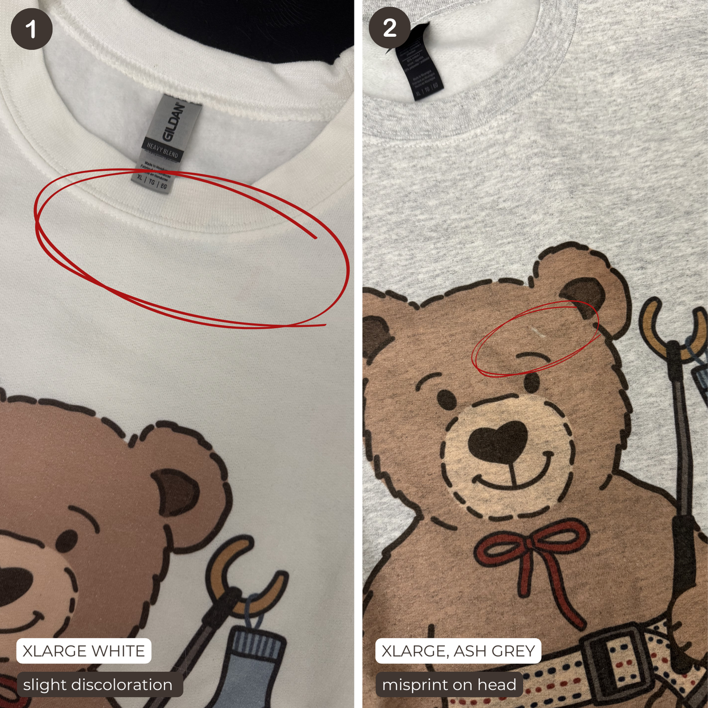 Occupational Therapy Teddy Bear Crewneck Misprint (MULTIPLE)