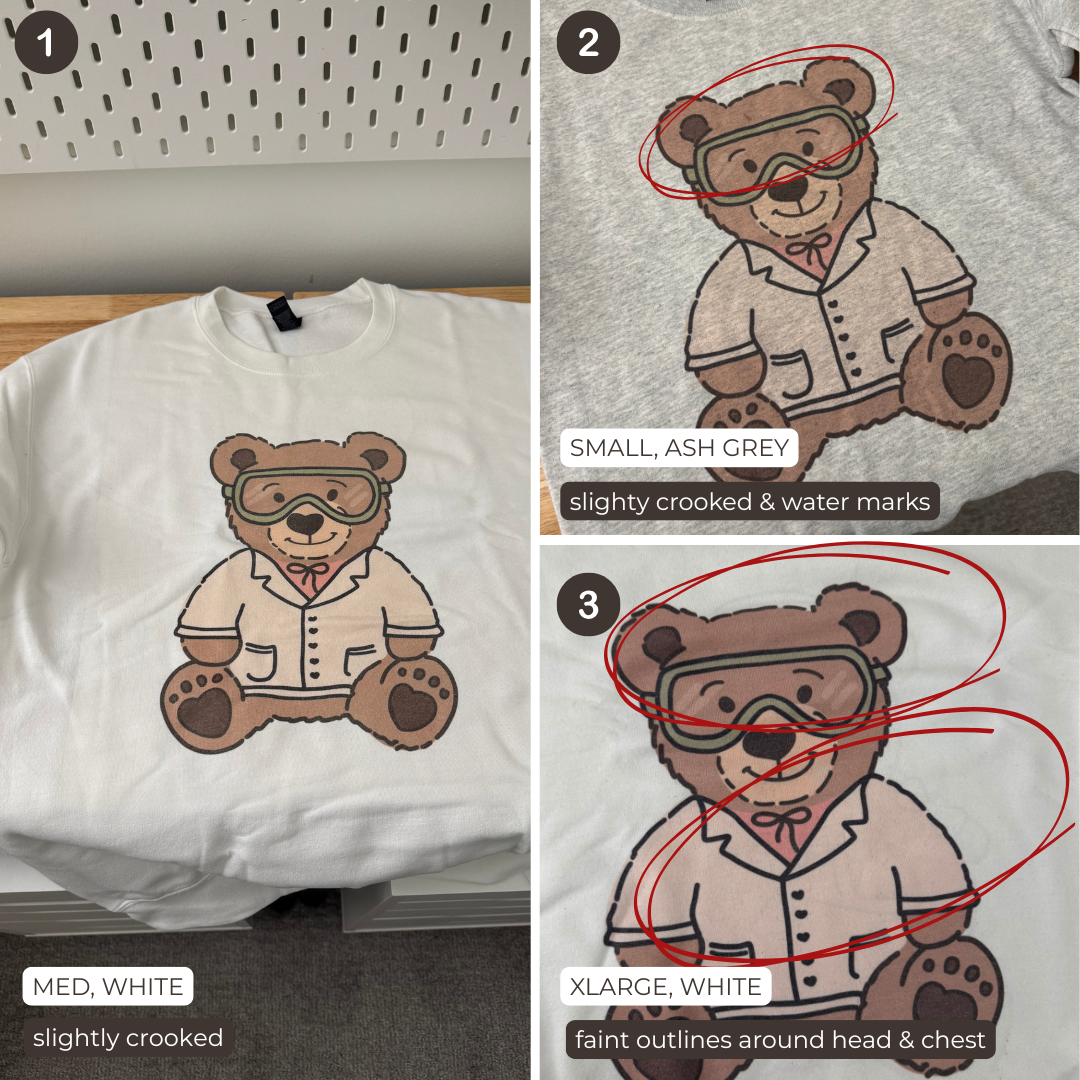Lab Teddy Crewnecks - Multiple (MISPRINTS)