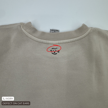 Cat Doodles Crewneck - Small