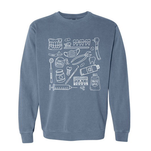 Dental Doodles Crewneck