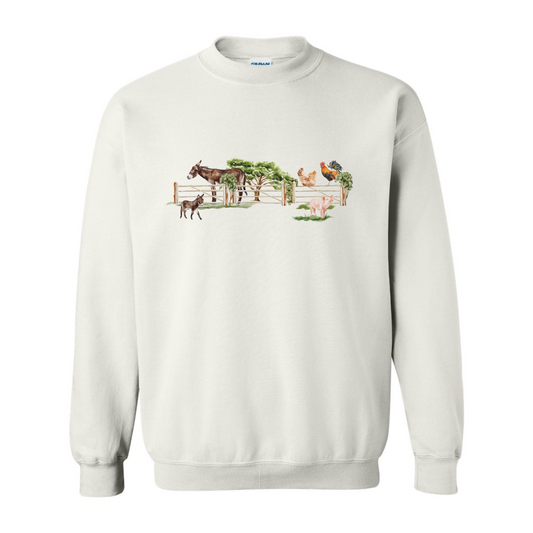 Farm Scene Crewneck