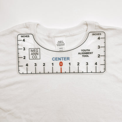 Youth T-Shirt Alignment Ruler