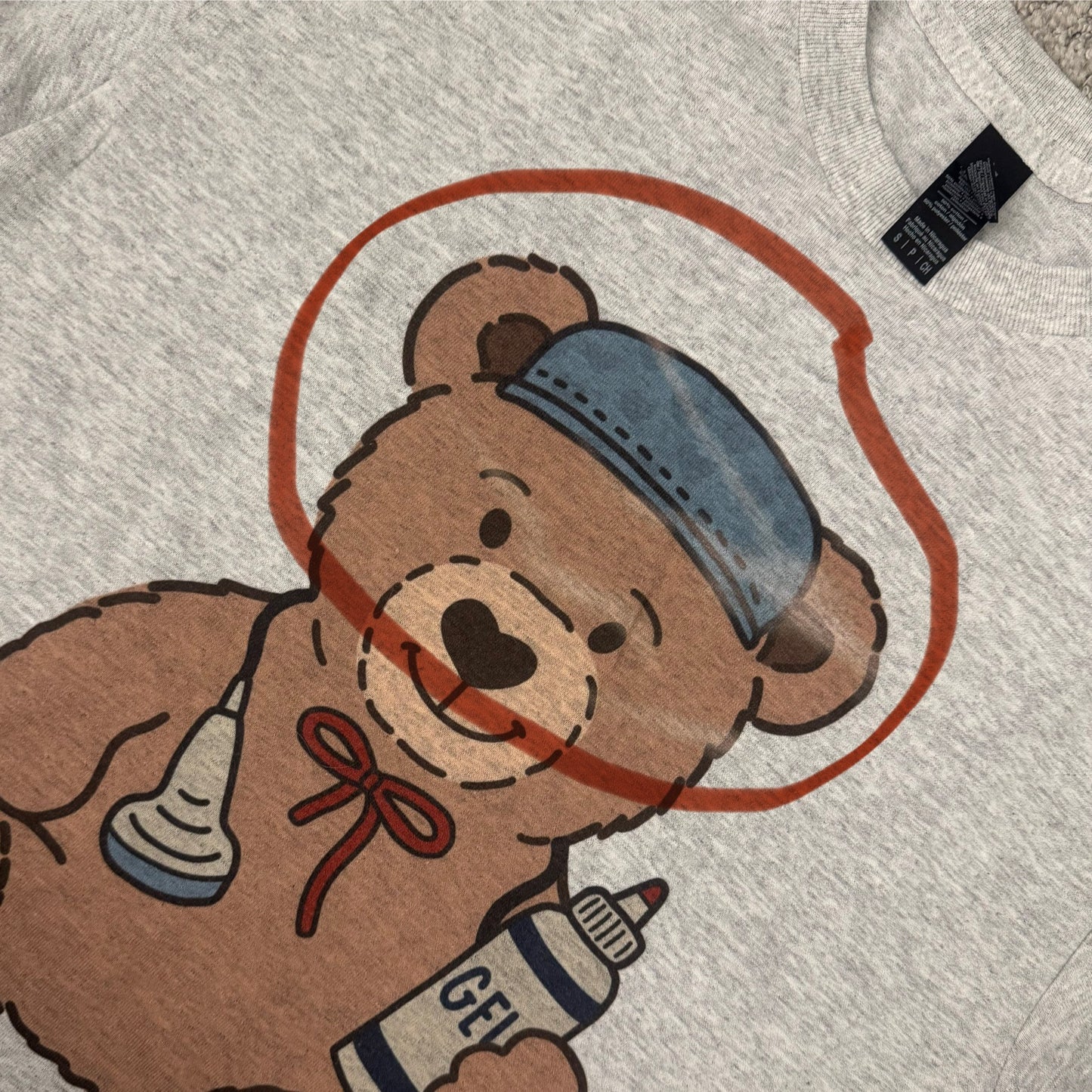 Ultrasound Teddy Bear T-Shirt Misprint (SMALL)