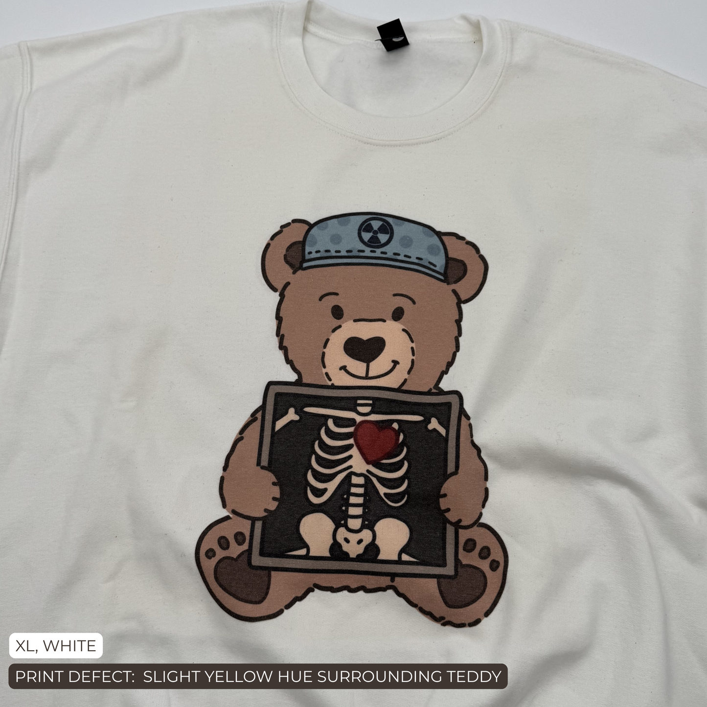 Radiology Teddy Crewneck - XL (MISPRINT)